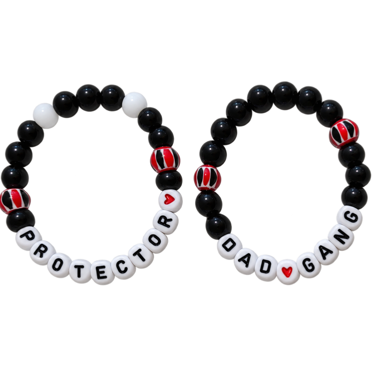 Dad Gang bracelet stack
