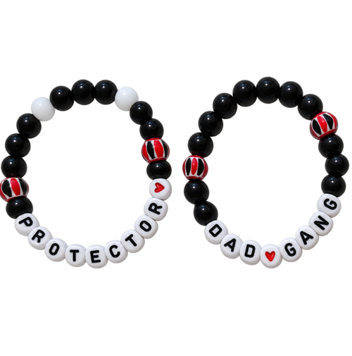 Dad Gang bracelet stack