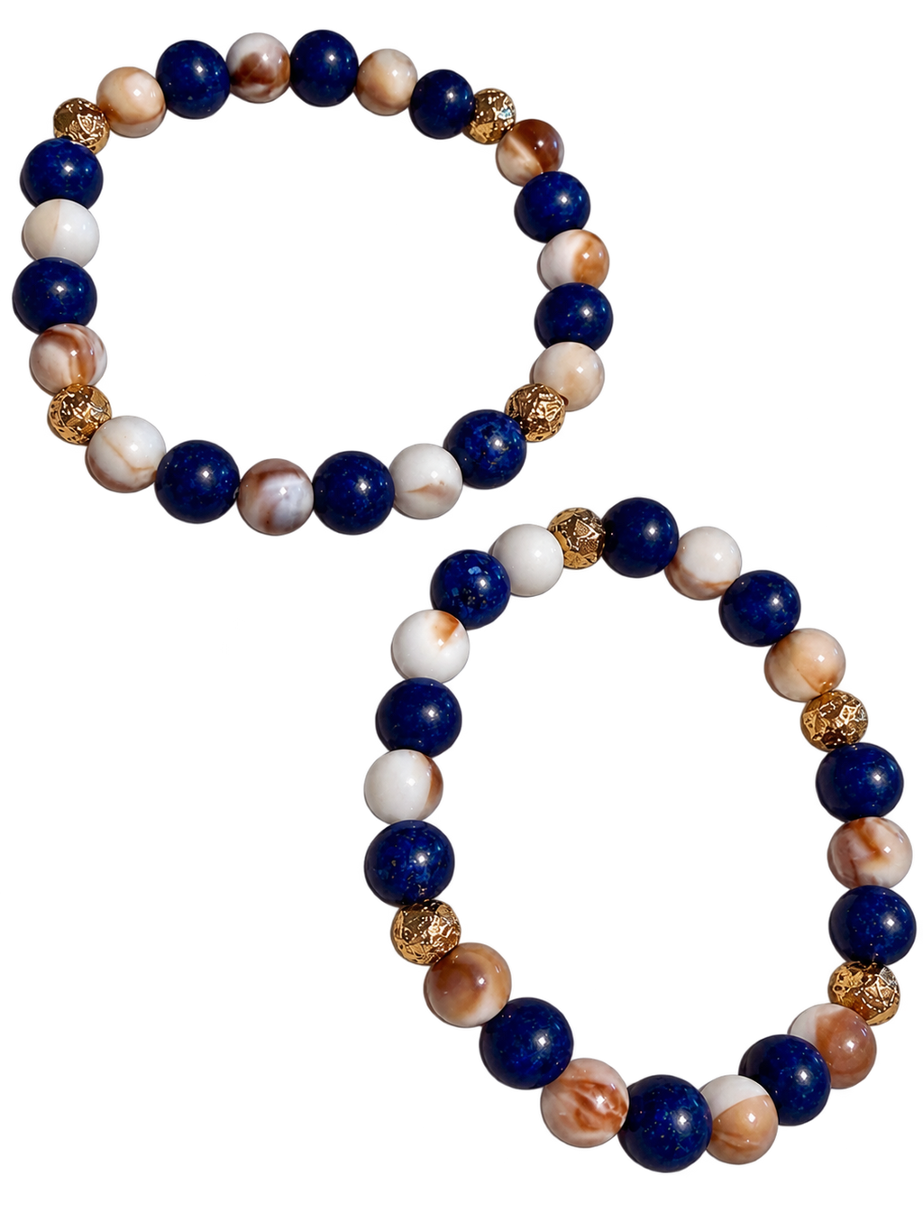 Midnight Luxe Men’s Bracelet Stack