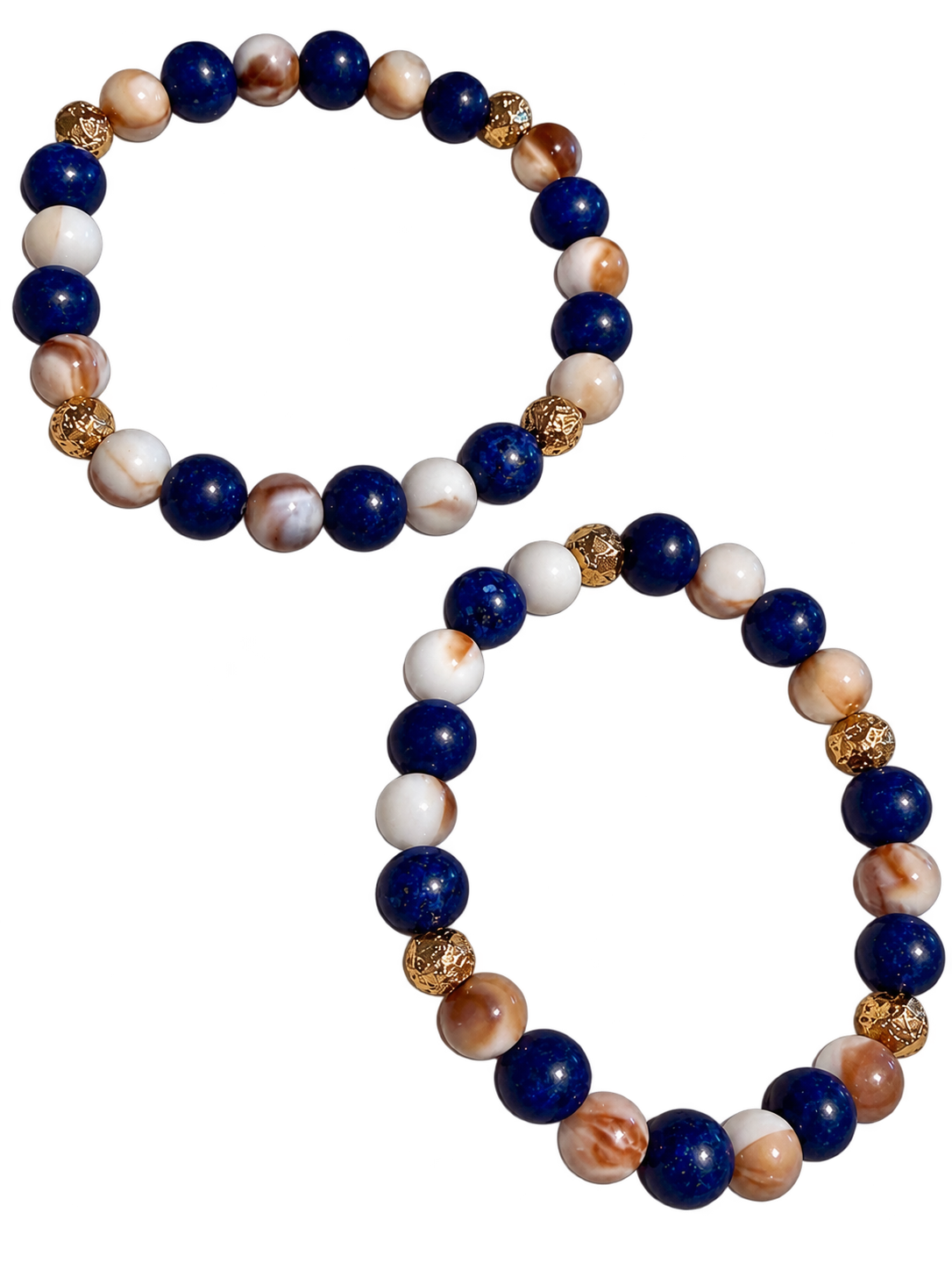 Midnight Luxe Men’s Bracelet Stack