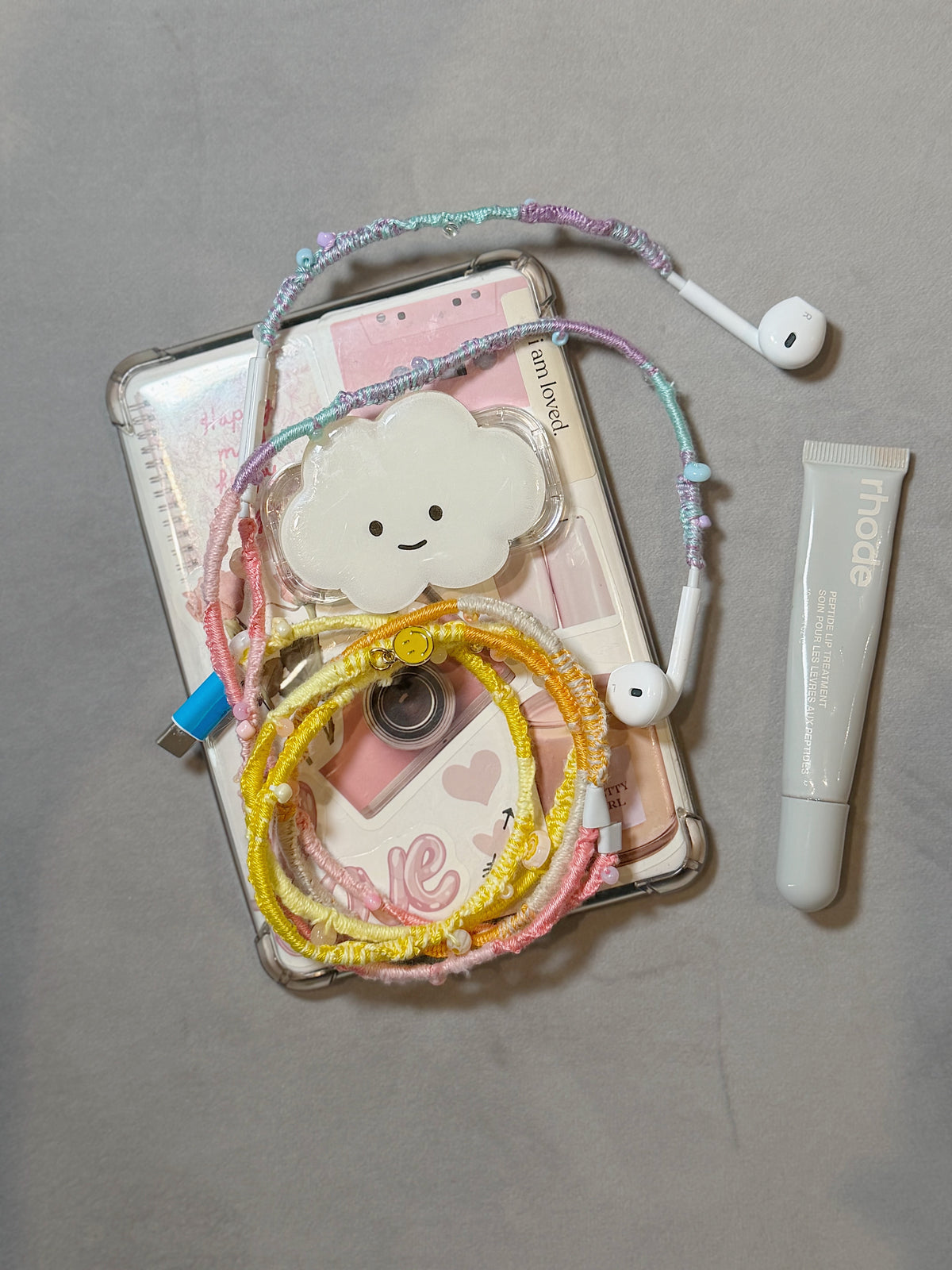 Pastel Vibes Wrapped Earbuds